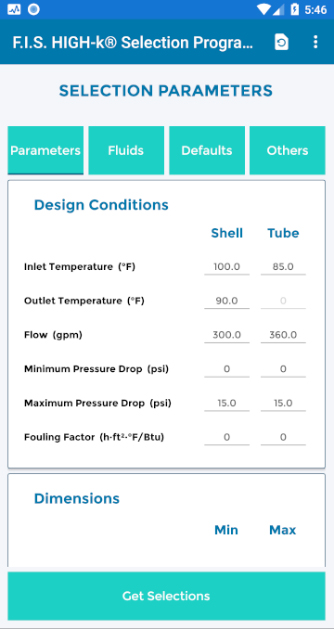 Design Conditions